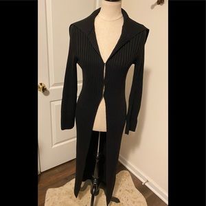 525 America black maxi cardigan size S